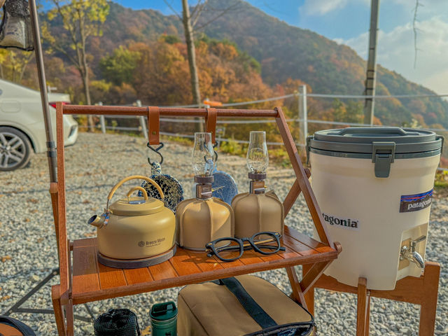 사계절이 아름다운 충주, 재오개캠핑장🇰🇷 풍경하나는 여기로 끝!