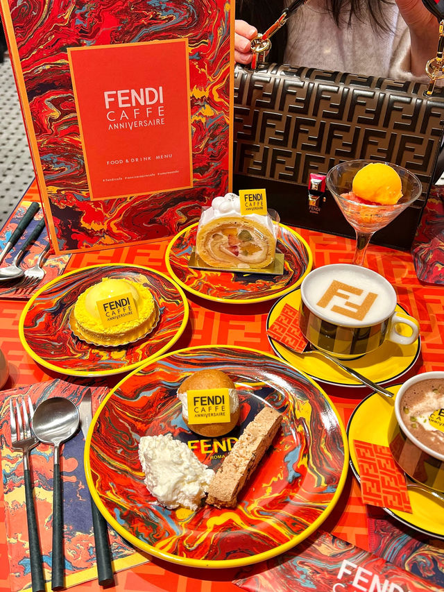 Elegant Tea Time at FENDI CAFE Omotesando