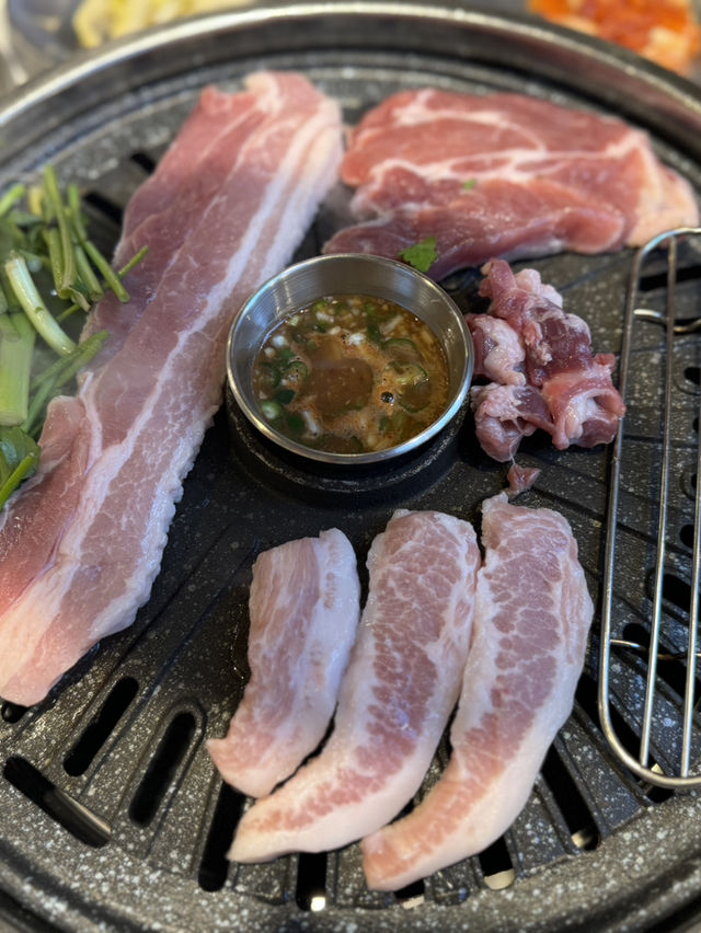 광주 상무지구 대형쟁반 고기맛집, 쟁반집8292