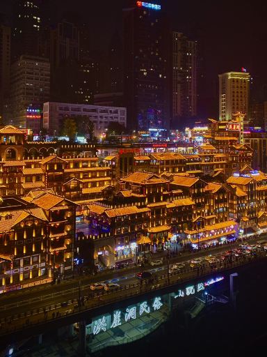 COLORFUL Hongyadong Chongqing Night Views 😍 | Trip.com Chongqing