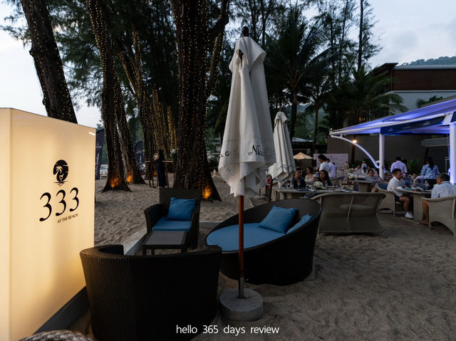 ดื่มด่ำบรรยากาศริมทะเลภูเก็ต 333 At The Beach 