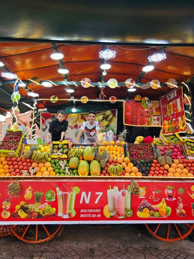 🇲🇦 모로코 마라케시 제마 엘프나 광장 과일주스