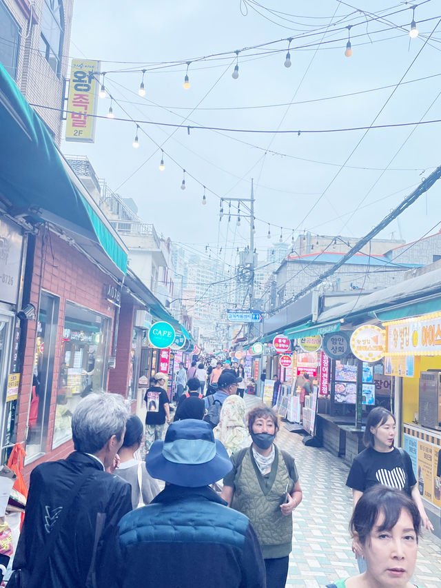 釜山｜百年傳統市場味蕾與新式餐飲 海雲台市場必逛