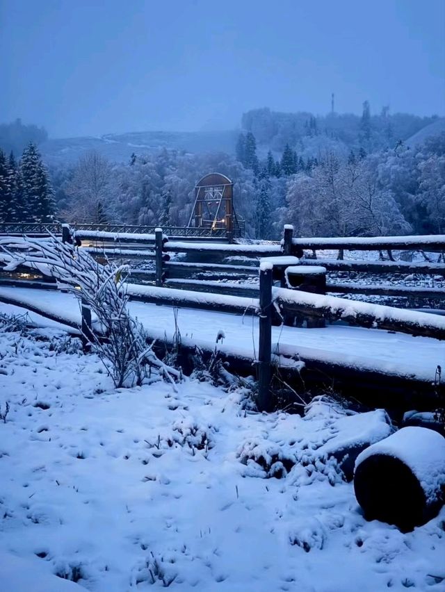 Hemu in White: A Kazakh Village Frozen in Beauty