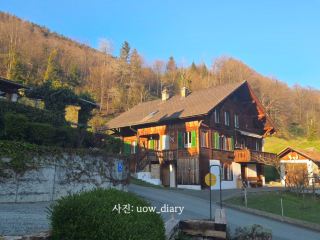자연을 보기 너무 좋았던 스위스 브리엔츠 숙소 💙