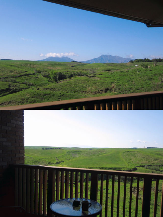 【熊本】風が通り抜ける大草原の絶景ロッジへ🐎🌿