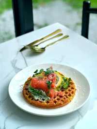 🏞️ Scenic Dining Delight: A Taste of Red Brick Kitchen, Ipoh.🍛🍗🥗🍔☕🥞