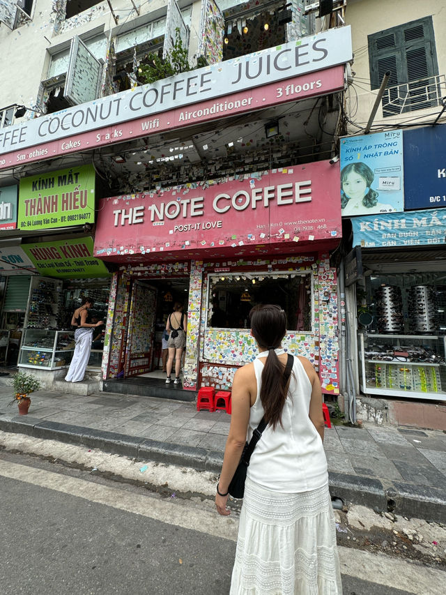 📮 Leave a Note, Sip Some Joy – A Visit to The Note Coffee, Hanoi