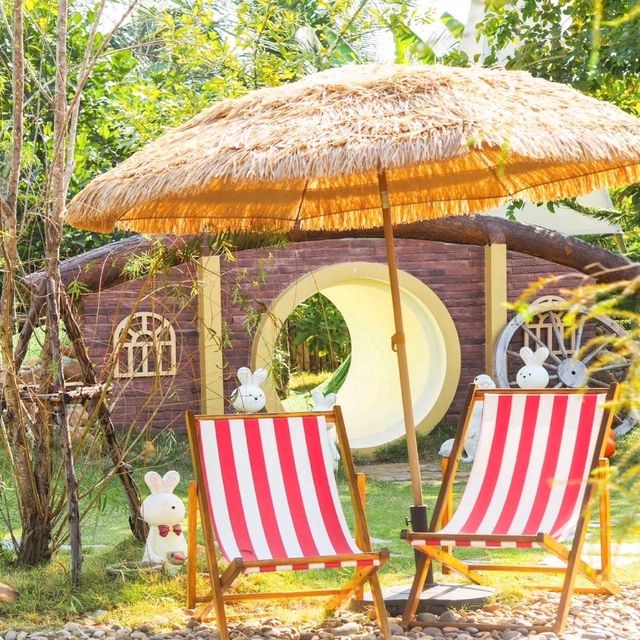 🐇 คาเฟ่บ้านกระต่าย 🛖เหมือนหลุดไปในนิยายย 🪄✨✨