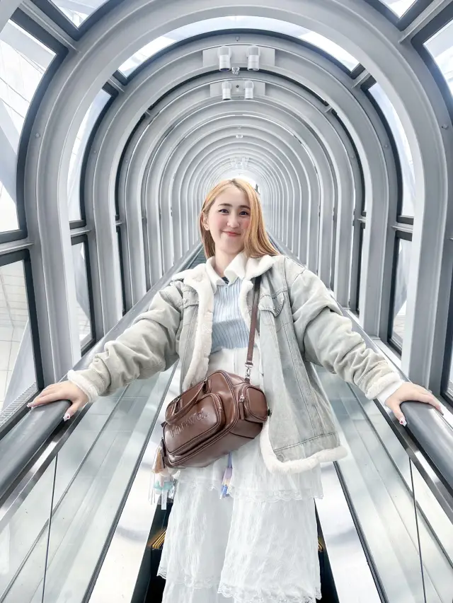 欣賞大阪梅田大廈的景色