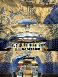 The fusion of art and metro. only in Stockholm