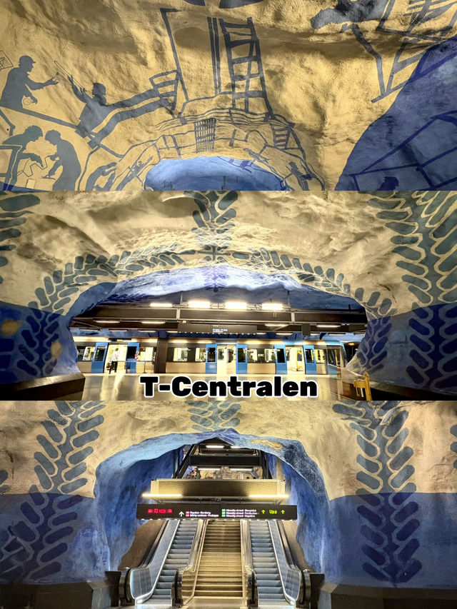 The fusion of art and metro. only in Stockholm