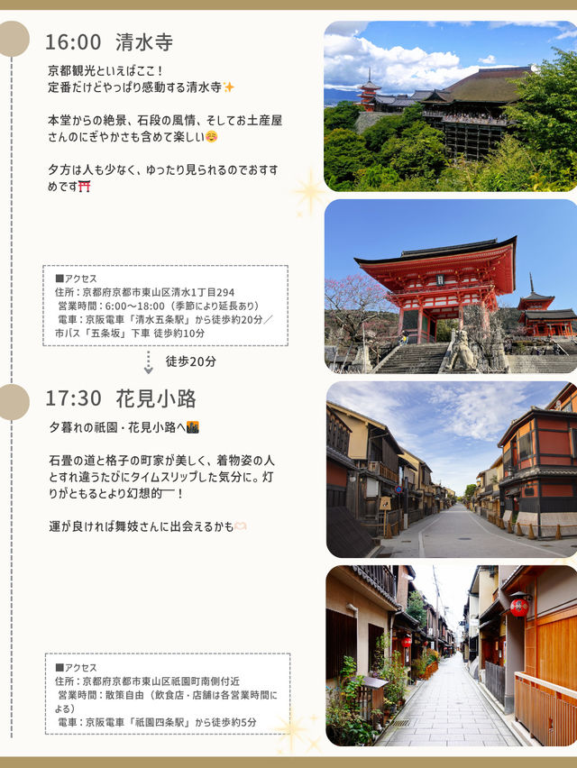 京都ひとり旅プラン