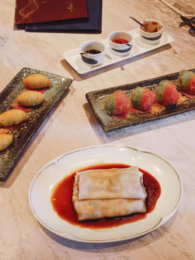 🍽️香港米芝蓮一星文華酒店精緻中菜廳🤎