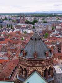 Beautiful city at the border between Germany and France