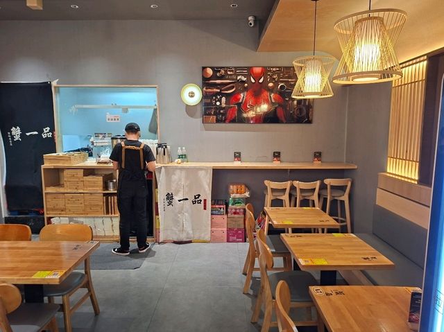 深圳探店蟹一品🥳高質蟹黃撈麵💯無限追加麵底😍