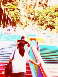 Batu Caves: A Rainbow Stairway to the Divine! 🌈