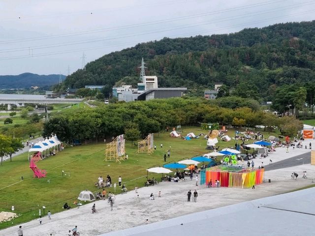 날씨 선선할 때 피크닉, 산책하기 좋은 대구 "강정보디아크"