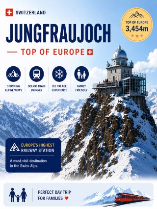 🇨🇭 Jungfraujoch – Top of Europe 🇨🇭 | Day Trip from Lucerne (Swiss Travel Pass Guide) ❄️🏔️🚞