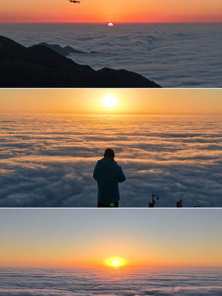 Caught the most amazing sunrise and sea of clouds at Wugong Mountain! Sharing my guide ✨🤍