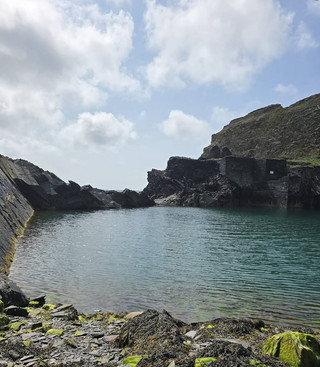  Blue Lagoon: A Hidden Splash of Blue on the Welsh Coast 💙🌊