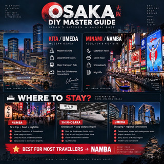 🇯🇵 第一次來大阪?你的終極自助遊指南! 🔥