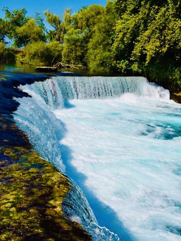 Beautiful Waterfall In Idylic Setting