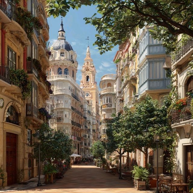 Valencia’s Timeless Streets: Where Sunshine Meets Art Nouveau ☀️🏛️