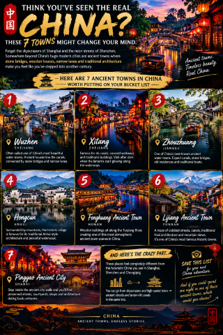 🏮 THINK YOU’VE SEEN THE REAL CHINA? THESE 7 TOWNS MIGHT CHANGE YOUR MIND