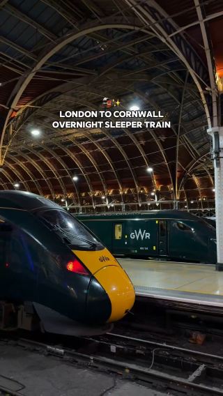 London to Cornwall Sleeper Train 🚃🌙☁️✨