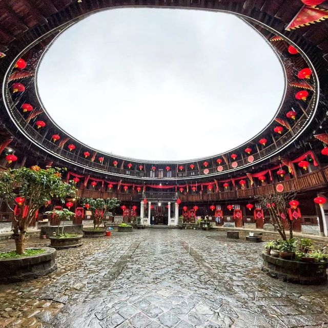 Hiking at Tulou