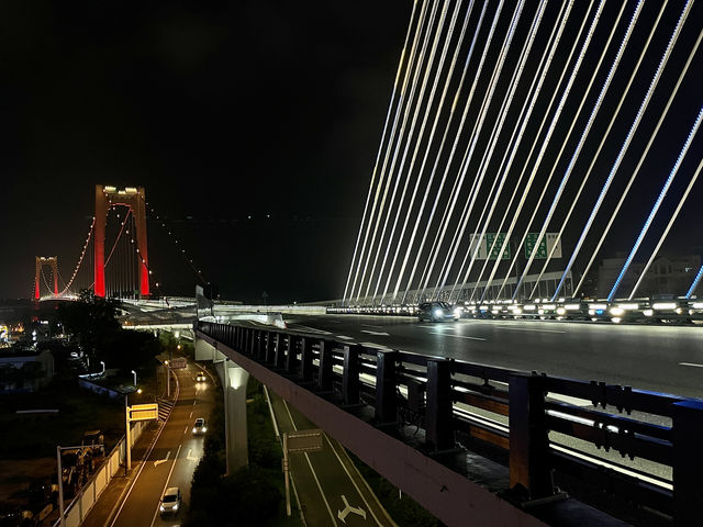 夜遊宜昌至喜長江大橋