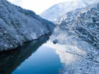 富山冬季熱門觀光路線-莊川遊覽船