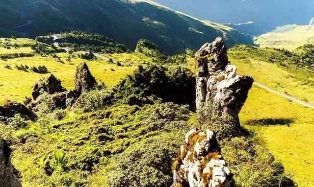 散落在阿伙金陽的神秘景觀：獅子山奇山異石