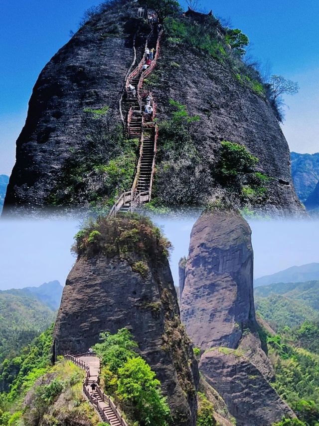 「桂林山水甲天下，崀山風景賽桂林」