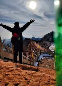 唐山青龍山登頂之路
