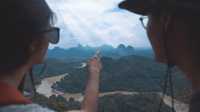 丹霞山純爬路線，這裡的風景氣場太強。