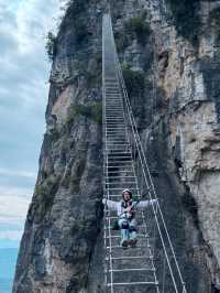 冬季挑戰雞公嶺飛拉達，刺激與美景並存。