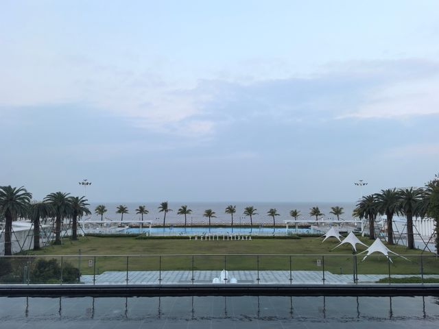 海洋溫泉浪漫酒店  最美日落打卡點