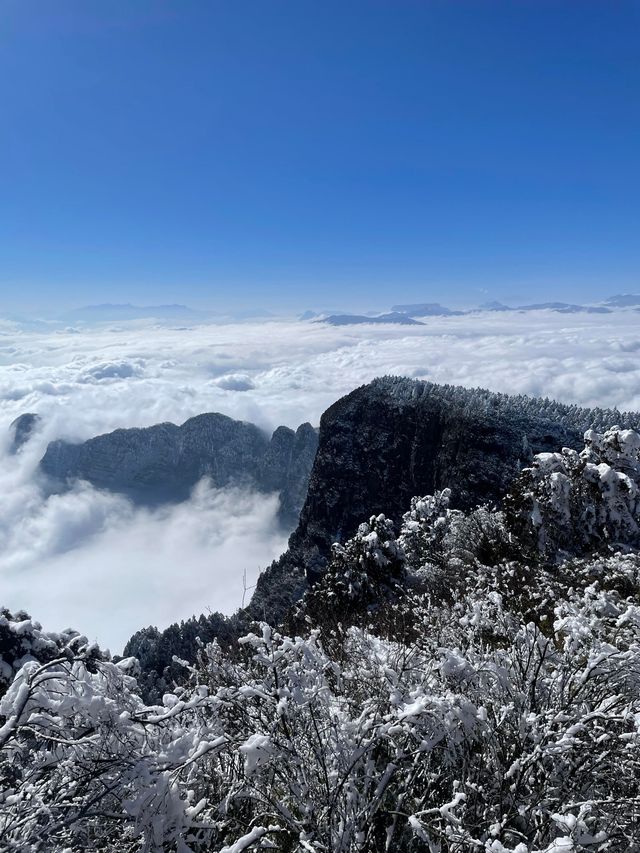 峨眉山小眾滑雪地，避開人群享受冰雪！