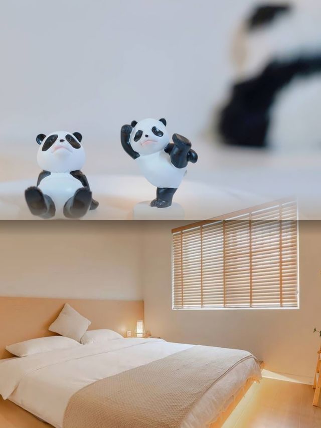 住在熊貓的懷抱裏，幸福感爆棚