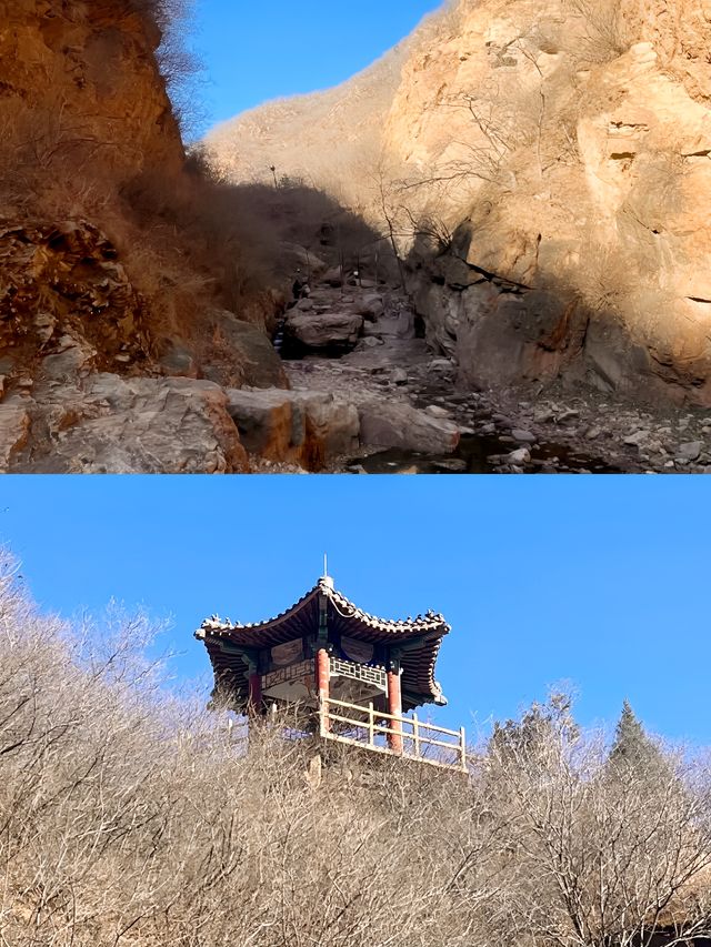 冰瀑上凍進行時神泉峽