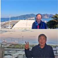 港珠澳大橋上看最美落日晚霞