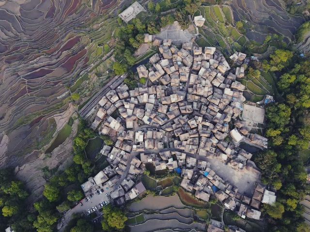 雲南昆明呈貢梁王山和元陽梯田