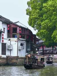 上海東方威尼斯不來朱家角古鎮坐船等於白來