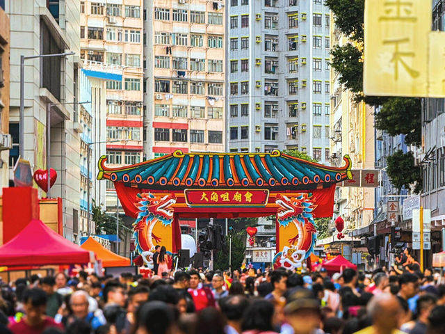 驚喜！大角咀廟會偶遇濃濃港式煙火氣🔥