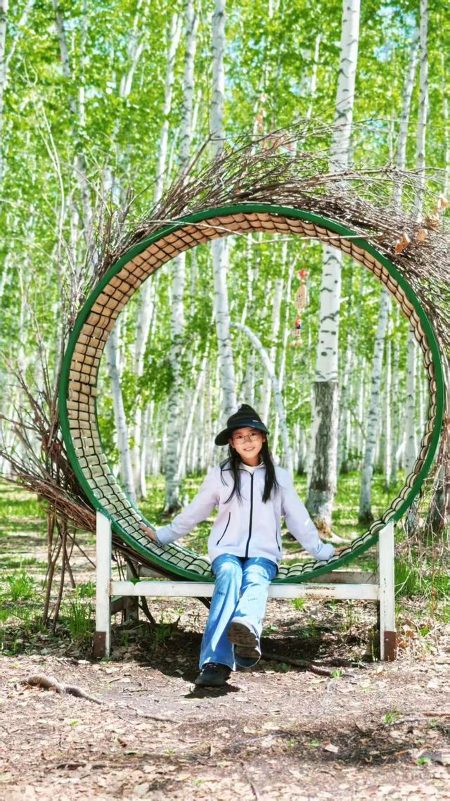 闖入北歐同款油畫秘境｜呼倫貝爾白樺林