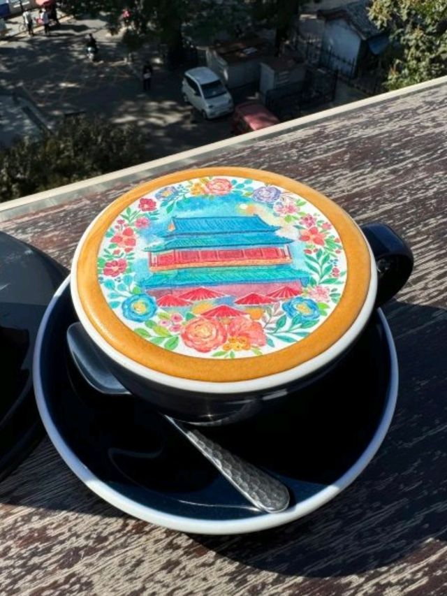 北京打卡咖啡店📷☕ 鼓樓景觀，可愛蛋糕