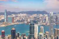 西安奔赴香港度年假：太平山頂俯瞰，賞絕美風光
