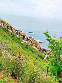 10月青島必打卡燕兒島木棧道錯峰拍照首選！